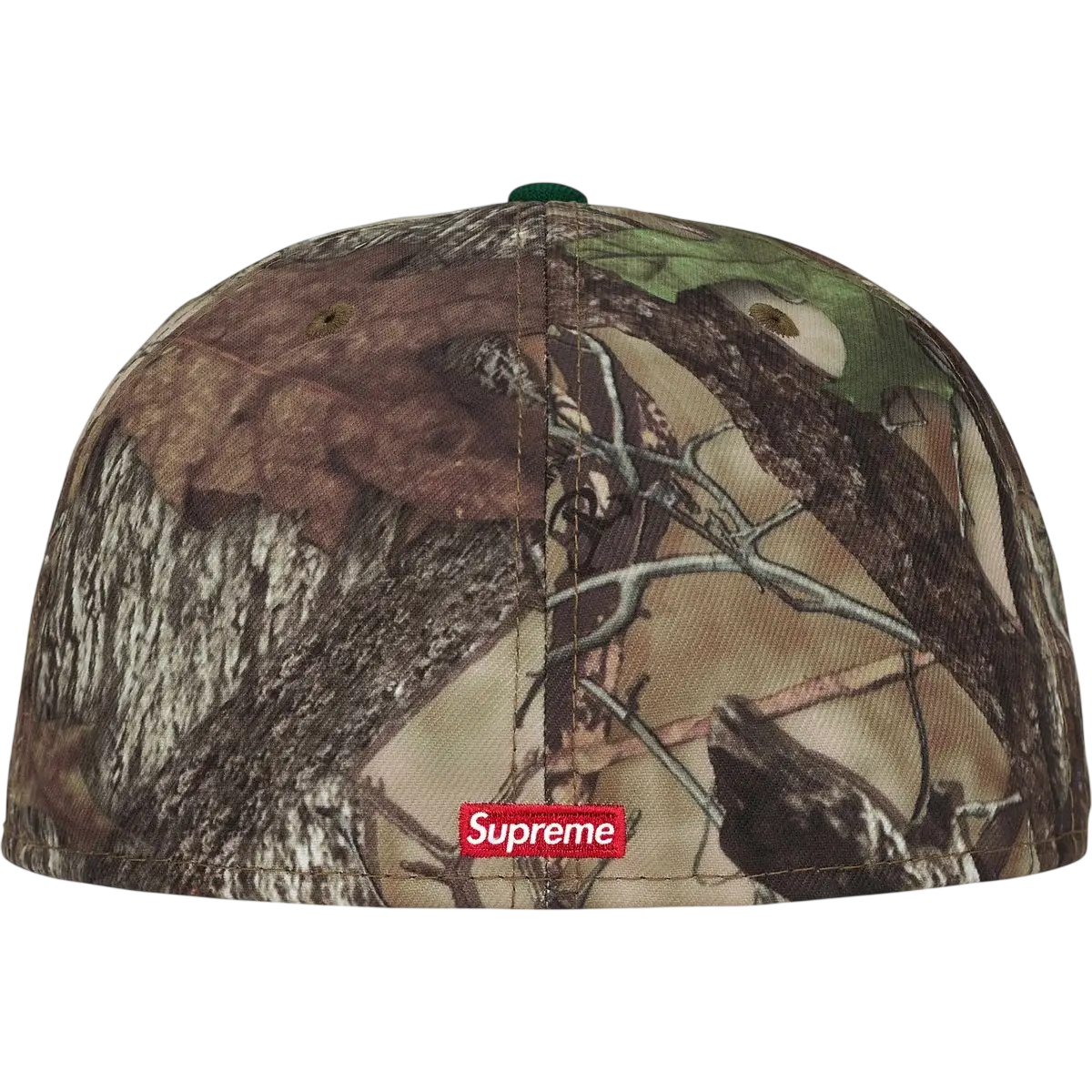 Supreme x New Era Reaper S Logo Fitted Woodland Camo