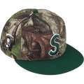 Supreme x New Era Reaper S Logo Fitted Woodland Camo