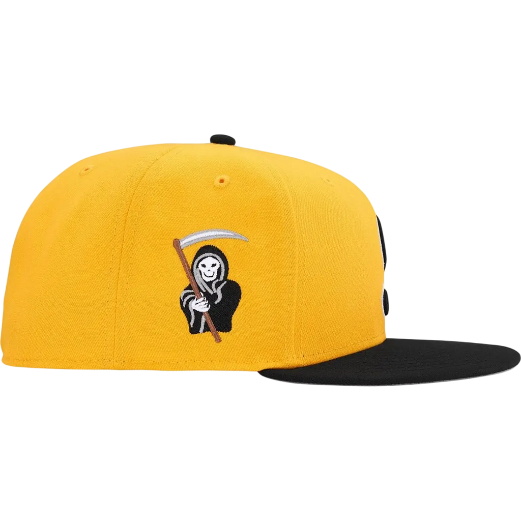 Supreme x New Era Reaper S Logo Fitted Yellow - 7 3/8