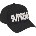Supreme x New Era Sharp Spellout Black - One size