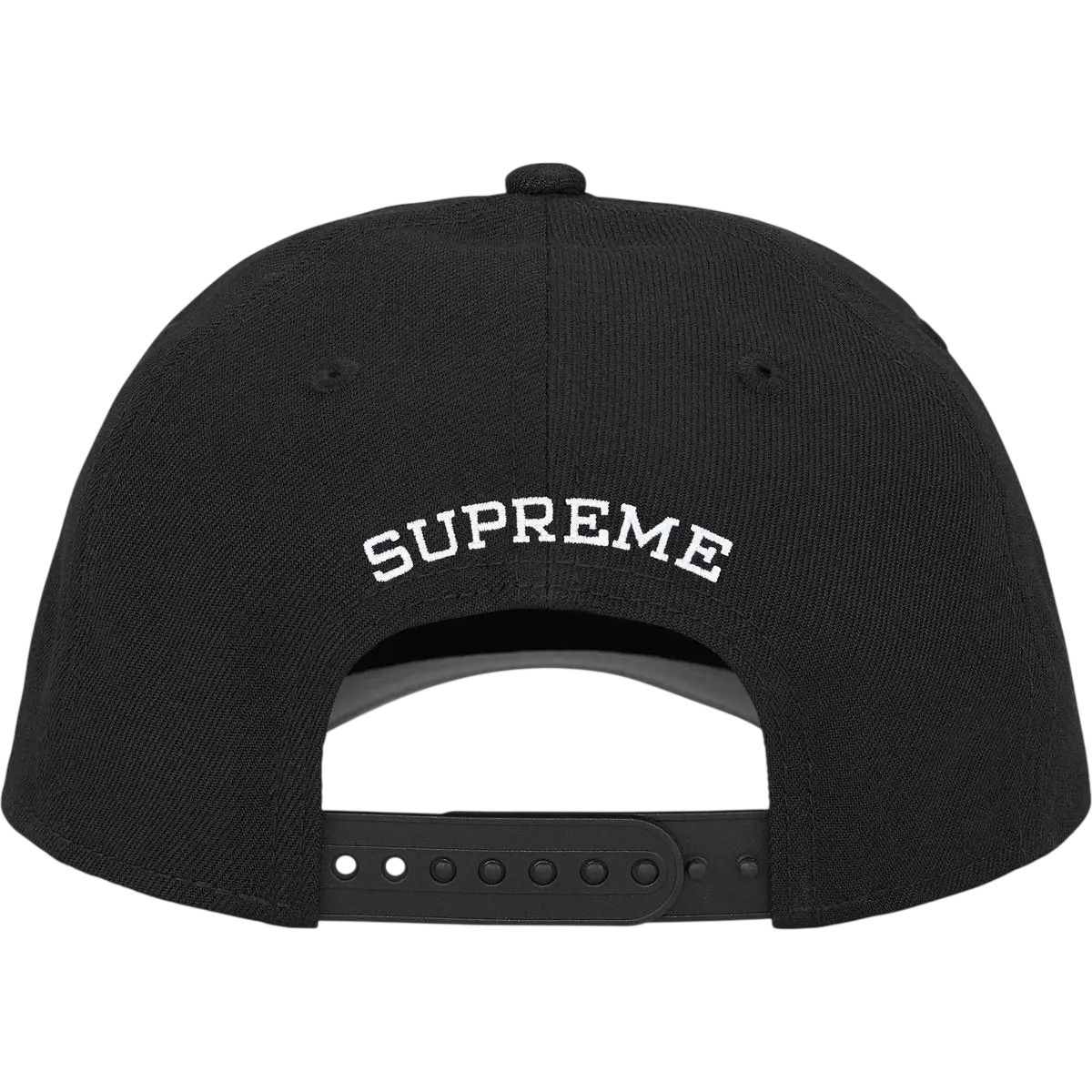 Supreme x New Era Sharp Spellout Black - One size