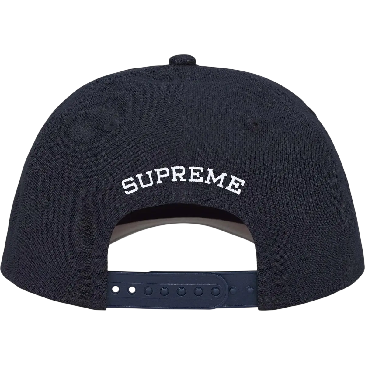 Supreme x New Era Sharp Spellout Navy - One size