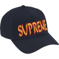 Supreme x New Era Sharp Spellout Navy - One size