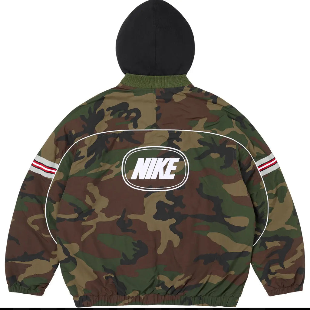 Supreme x Nike Nylon Hooded Jacket Camo Large
