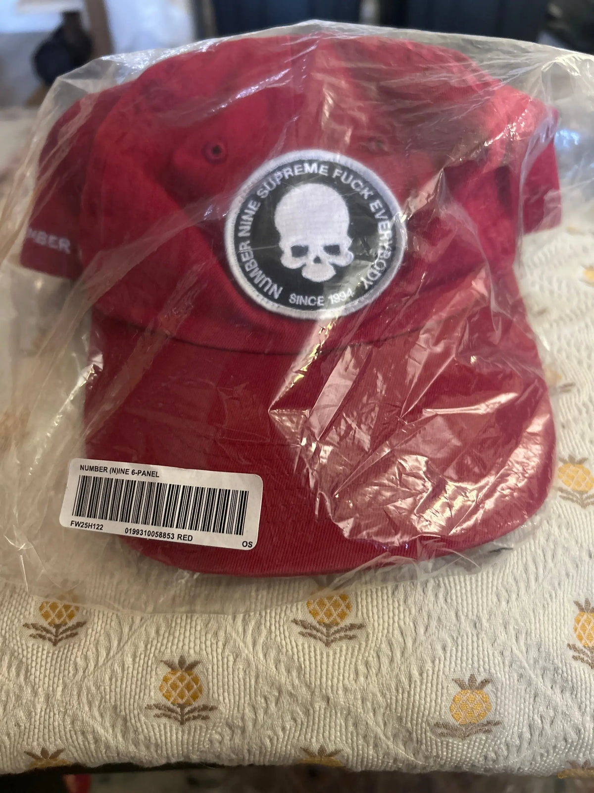 Supreme x Number (N)ine 6 Panel Red