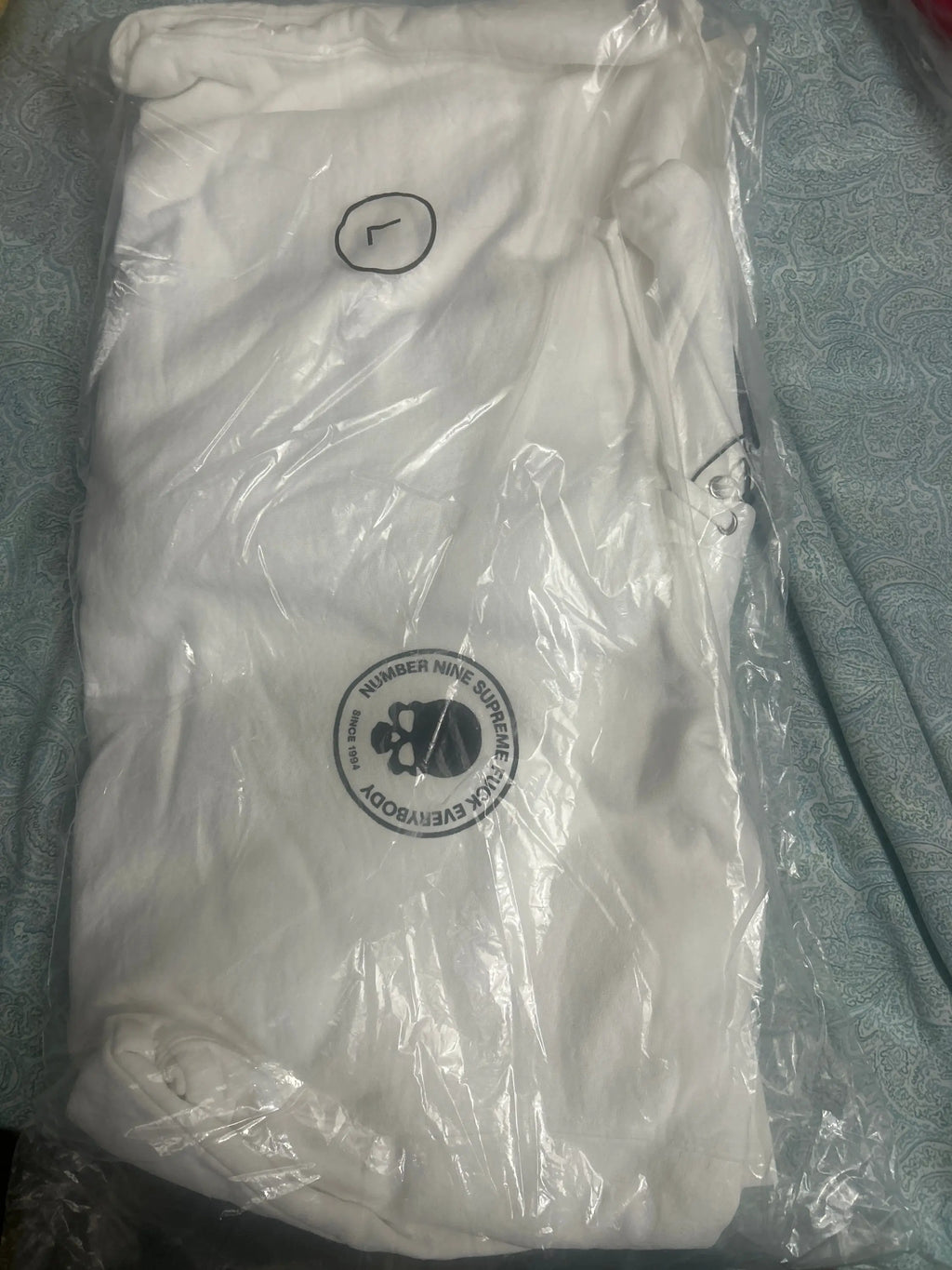 Supreme x Number (N)ine Hooded Sweatshirt White Large