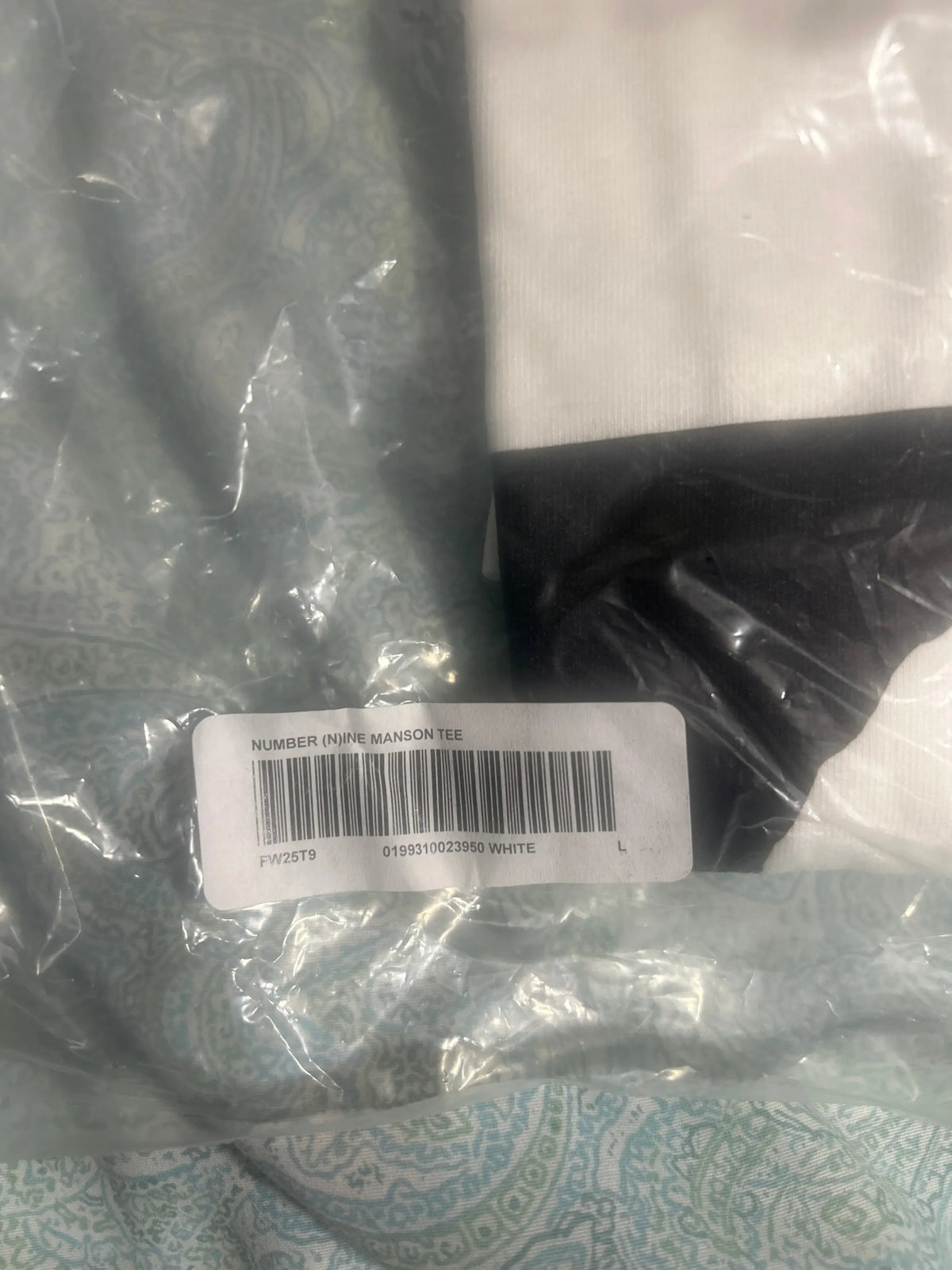 Supreme x Number (N)ine Manson Tee White Large