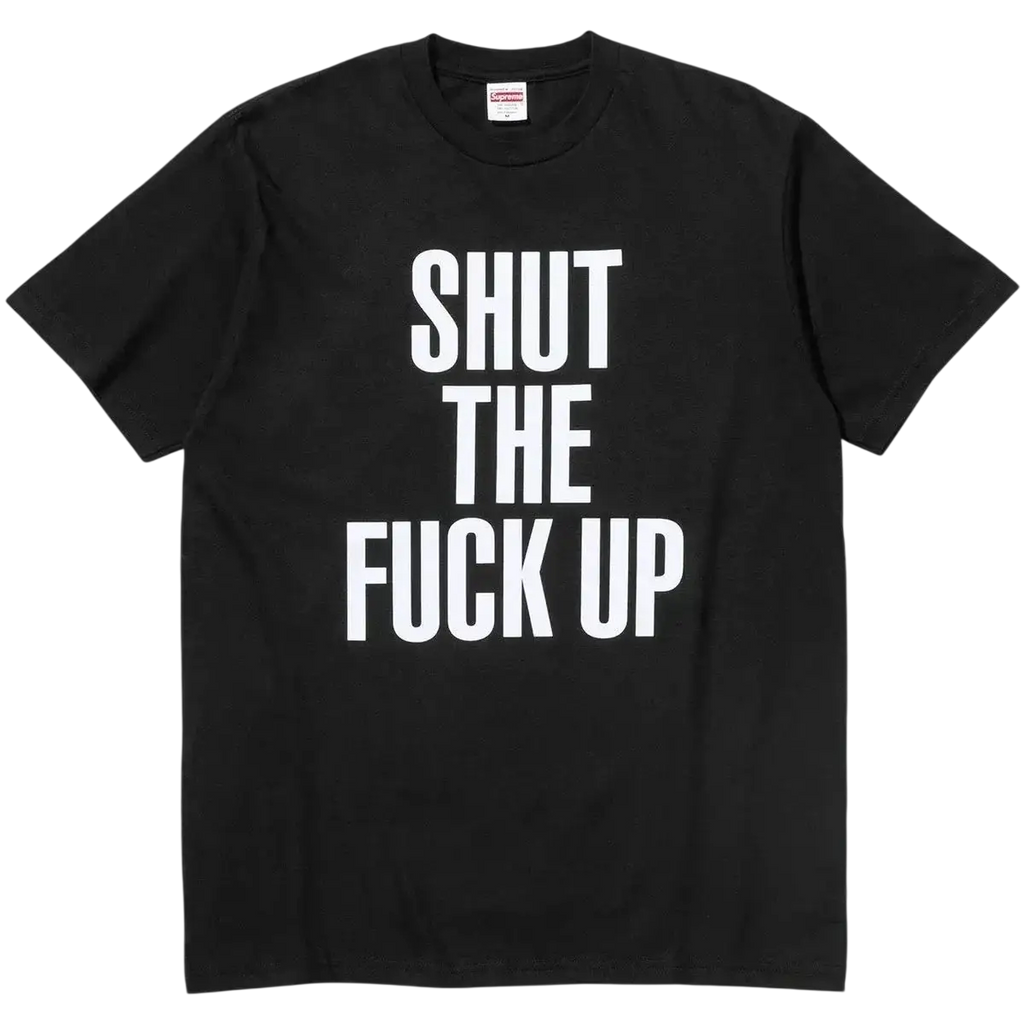 Supreme x Number (N)ine Shut Up Tee Black