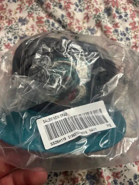 Supreme x Salem New Era Navy 7 1/2"