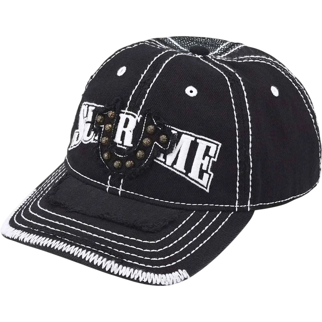 Supreme x True Religion 6-Panel Snapback Black - One size