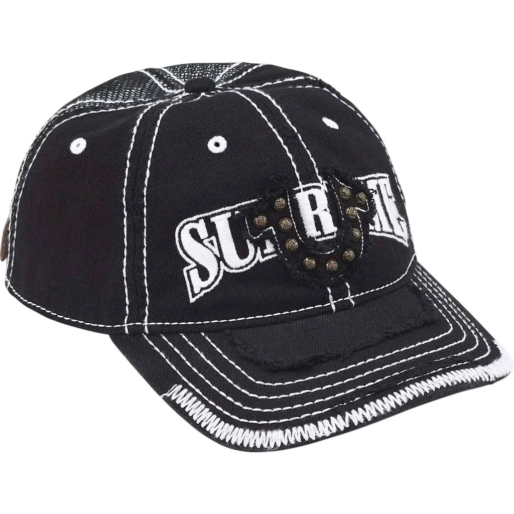 Supreme x True Religion 6-Panel Snapback Black - One size