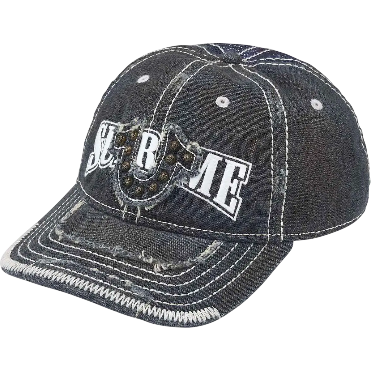 Supreme x True Religion 6-Panel Snapback Denim - One size