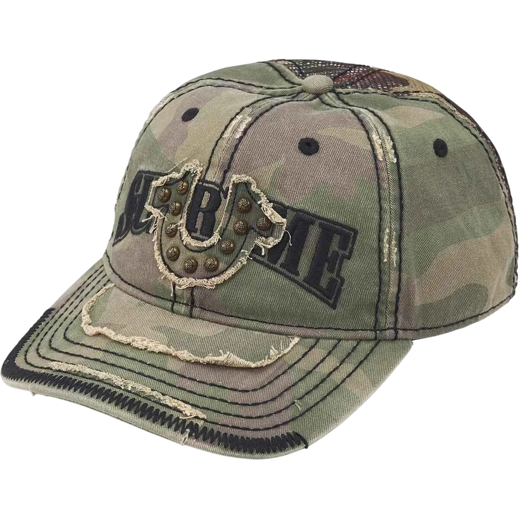Supreme x True Religion 6-Panel Snapback Olive Camo - One size