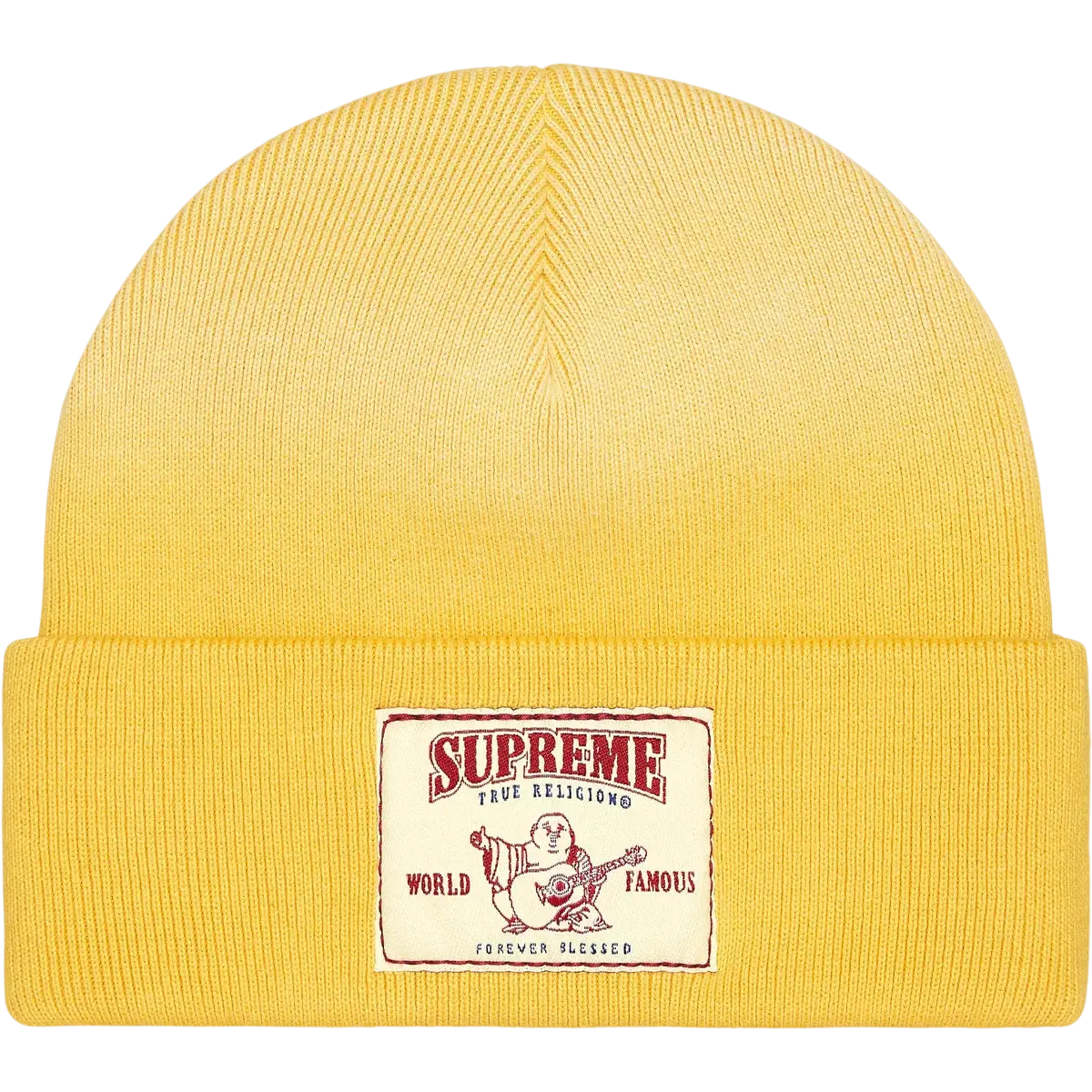 Supreme x True Religion Beanie Yellow - One size