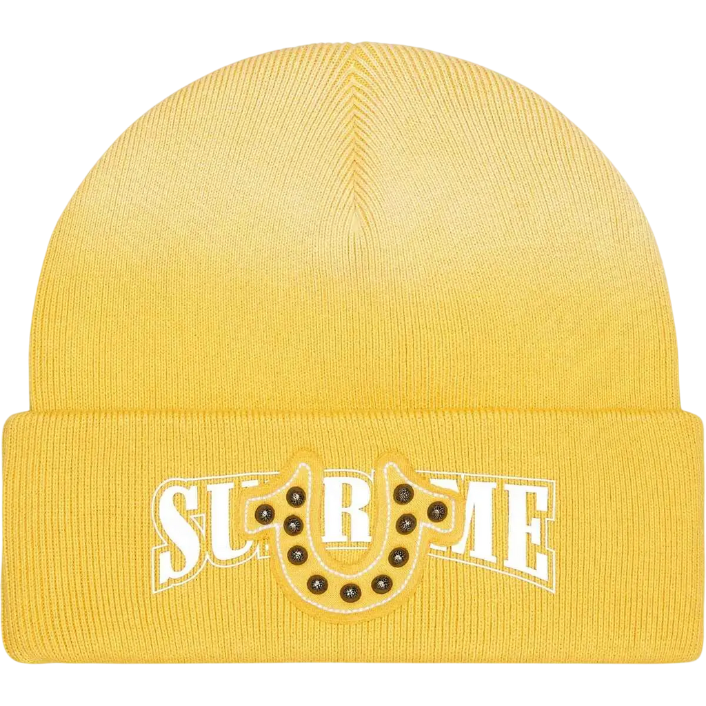 Supreme x True Religion Beanie Yellow - One size