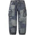 Supreme x True Religion Patchwork Cargo Pants Dirty Indigo - 30