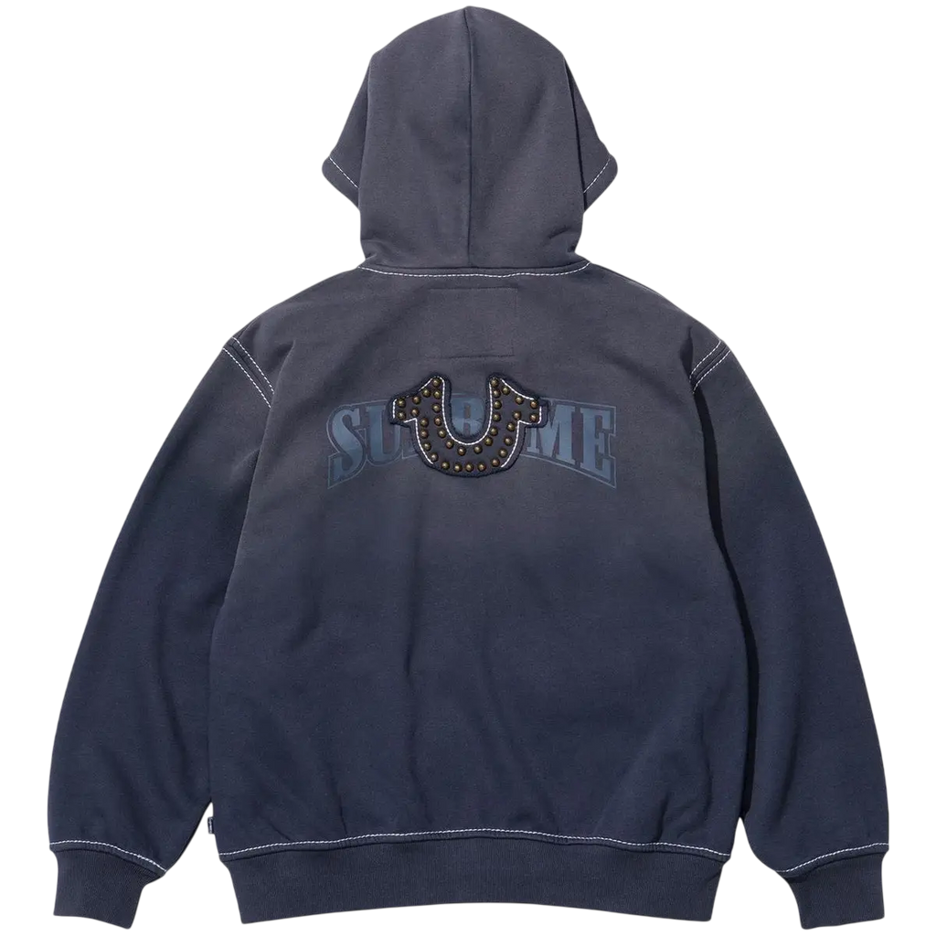 Supreme x True Religion Zip-Up Hoodie Blue - M