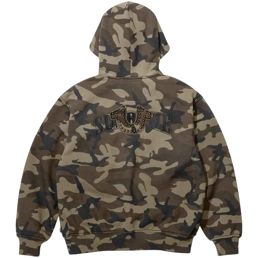 Supreme x True Religion Zip-Up Hoodie Woodland Camo - M