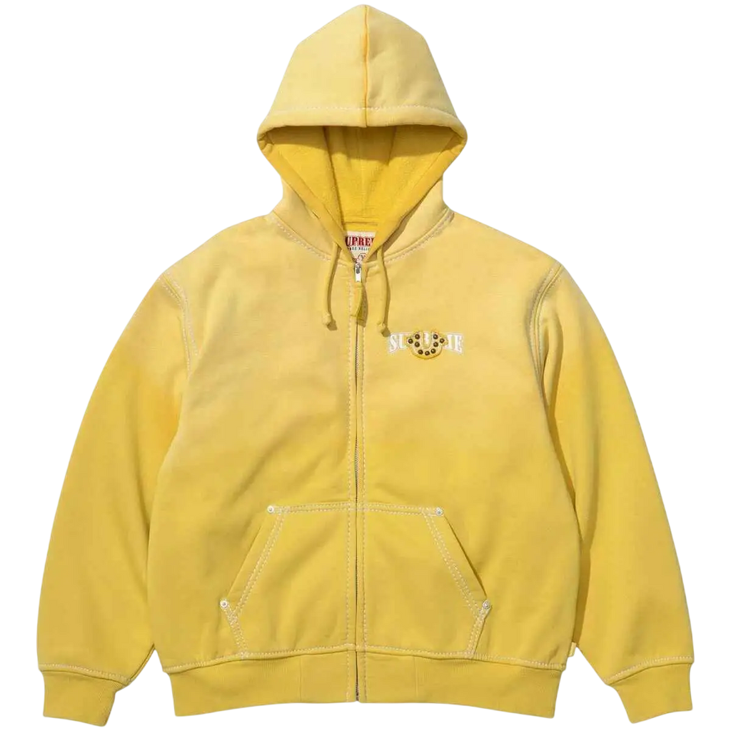 Supreme x True Religion Zip-Up Hoodie Yellow - M