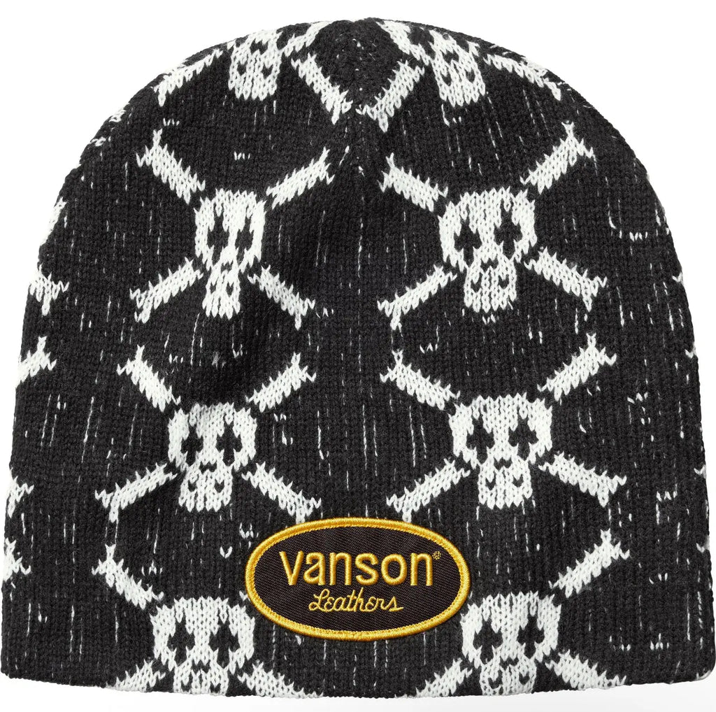 Supreme x Vanson Skull Beanie Black