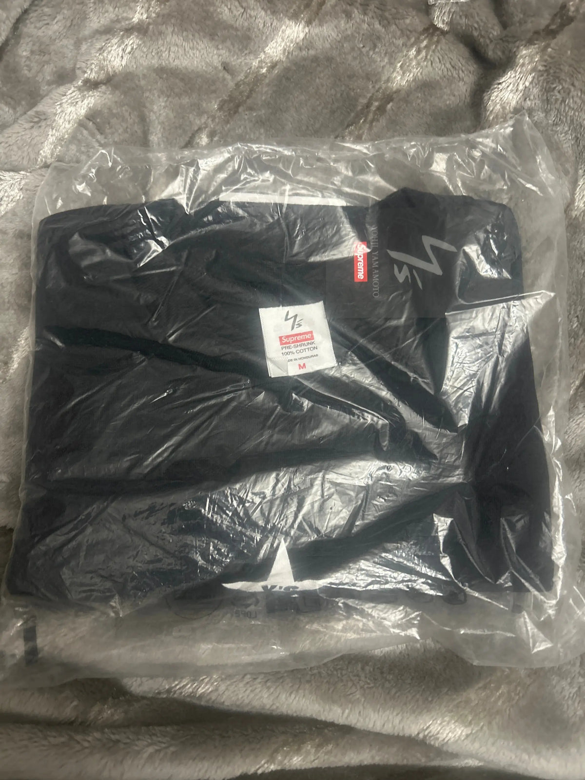Supreme Y's by Yohji Yamamoto T-Shirt Black Medium
