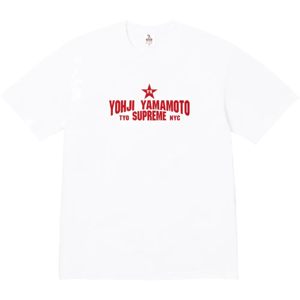 Supreme Y’s by Yohji Yamamoto T-Shirt White - M - Supreme