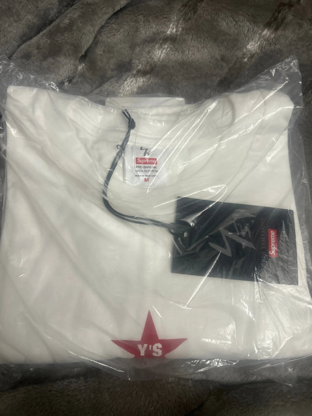 Supreme Y's by Yohji Yamamoto T-Shirt White Medium