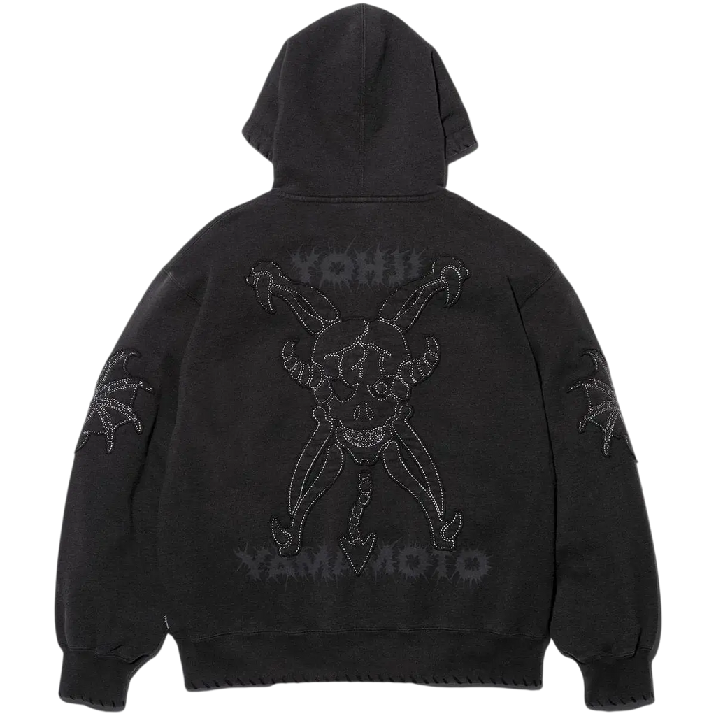 Supreme Y’s by Yohji Yamamoto Zip Up Hooded Sweatshirt Black - M