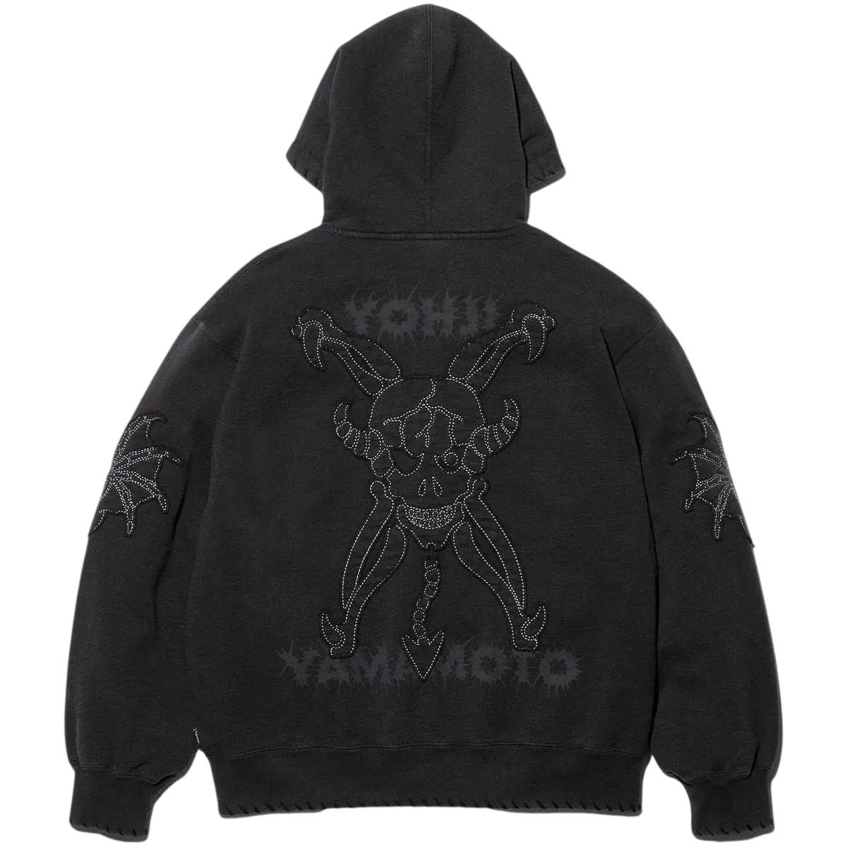Supreme Y’s by Yohji Yamamoto Zip Up Hooded Sweatshirt Black - M