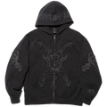 Supreme Y’s by Yohji Yamamoto Zip Up Hooded Sweatshirt Black - M