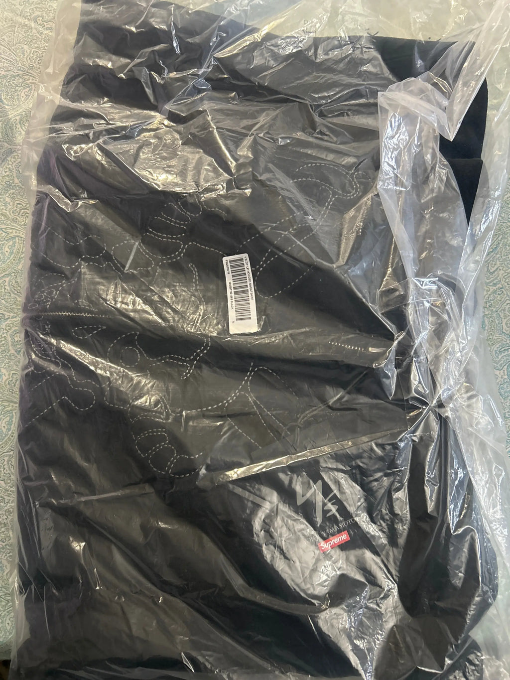 Supreme Y's by Yohji Yamamoto Zip Up Hooded Sweatshirt Black Medium