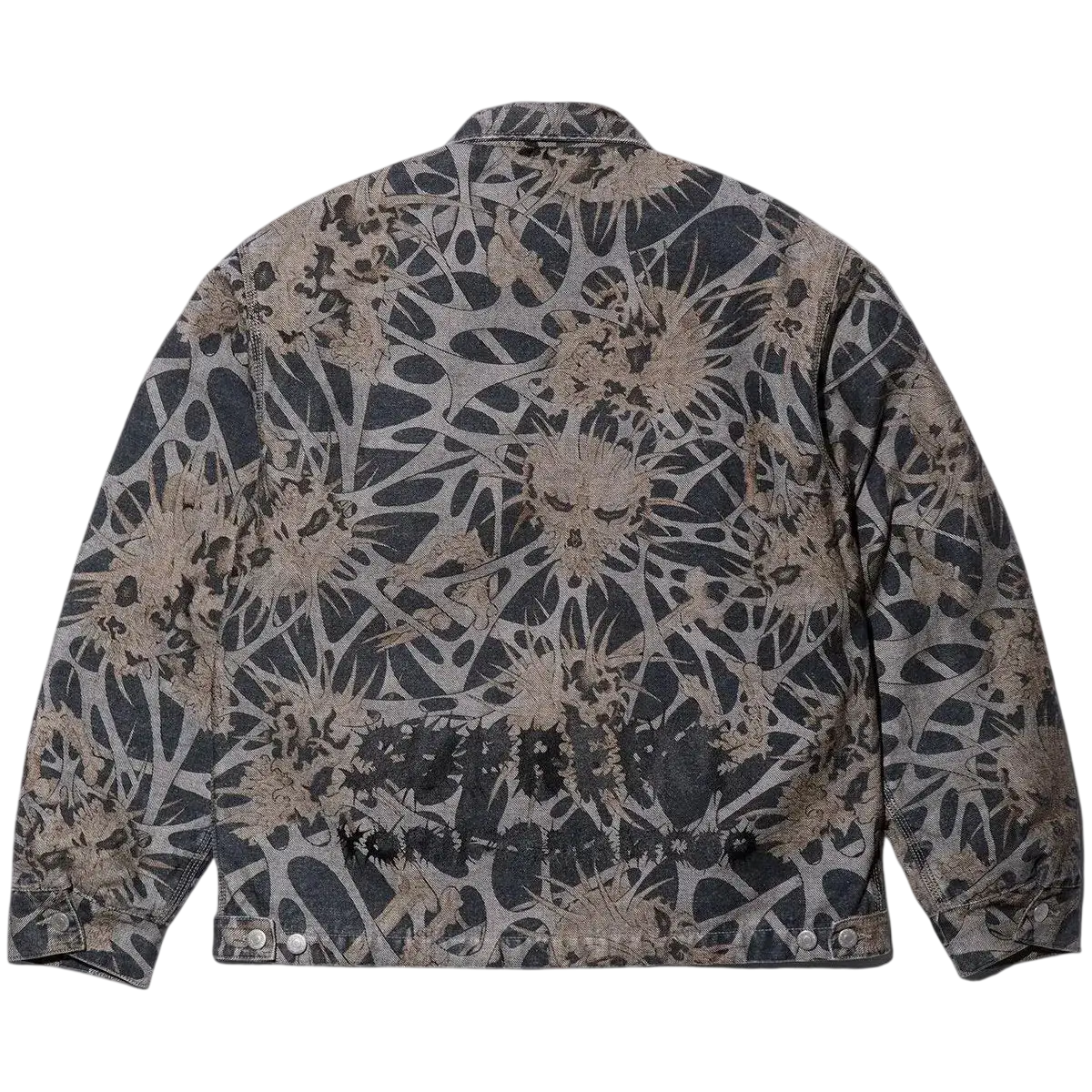 Supreme Y’s Denim Work Jacket Black and Y’s Skull Beanie - M