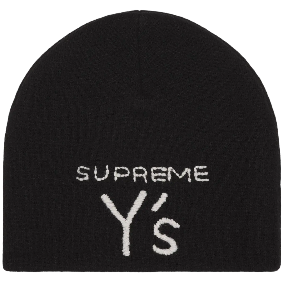 Supreme Y’s Denim Work Jacket Black and Y’s Skull Beanie - M