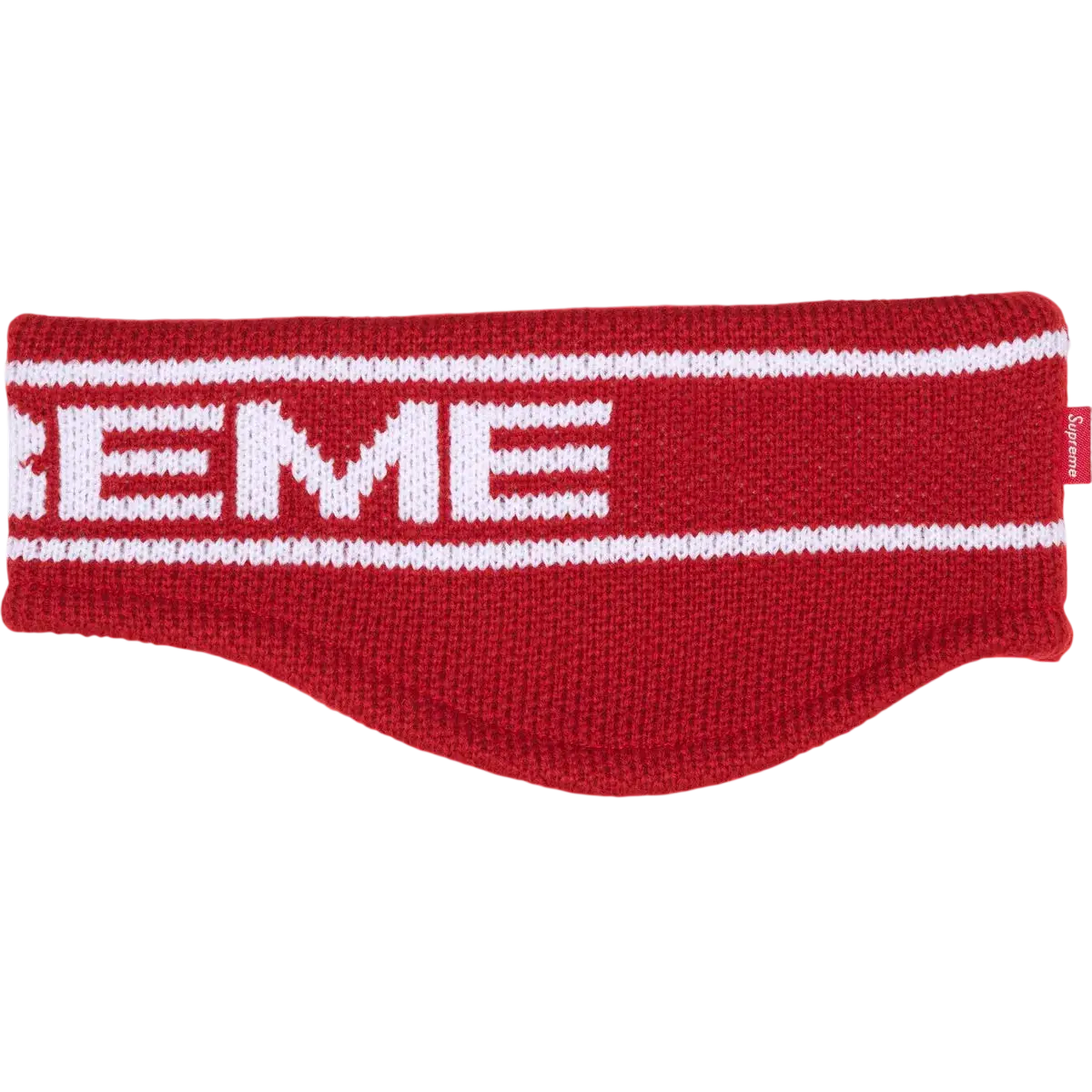 Supreme Y’s Denim Work Jacket Overdyed Red and Supreme Red Headband - M