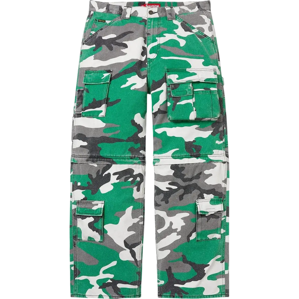 Supreme Zip off Utility Pant Green Camo