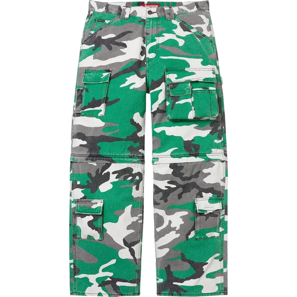 Supreme Zip off Utility Pant Green Camo