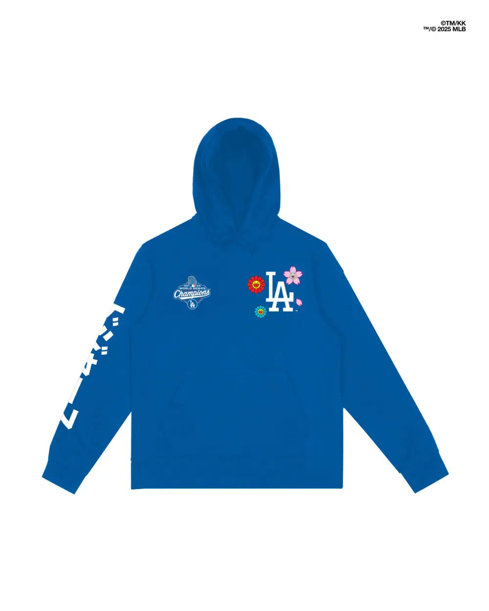Takashi Murakami x LA Dodgers World Series Champs Hoodie Blue - M