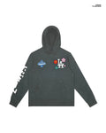 Takashi Murakami x LA Dodgers World Series Champs Hoodie Charcoal - M