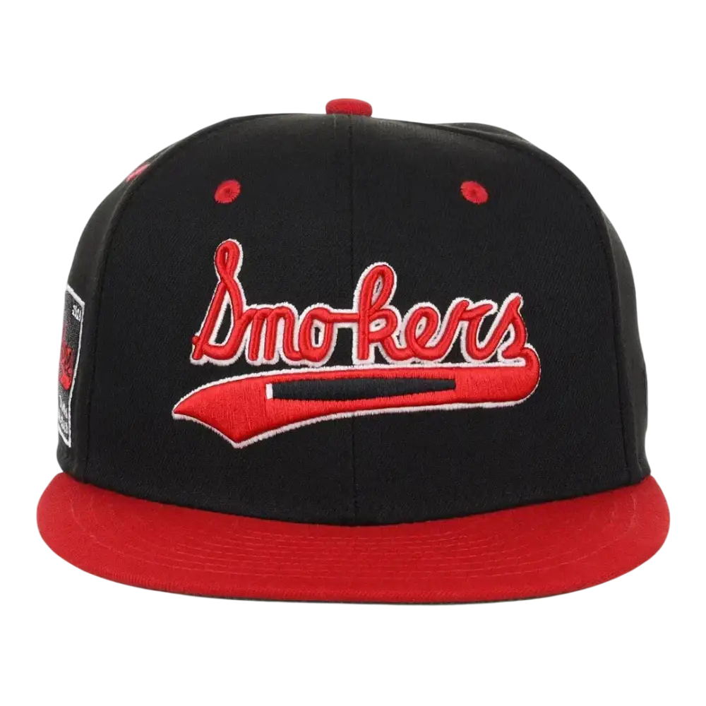 Tampa Smokers Fitted Twill Baseball Cap Black