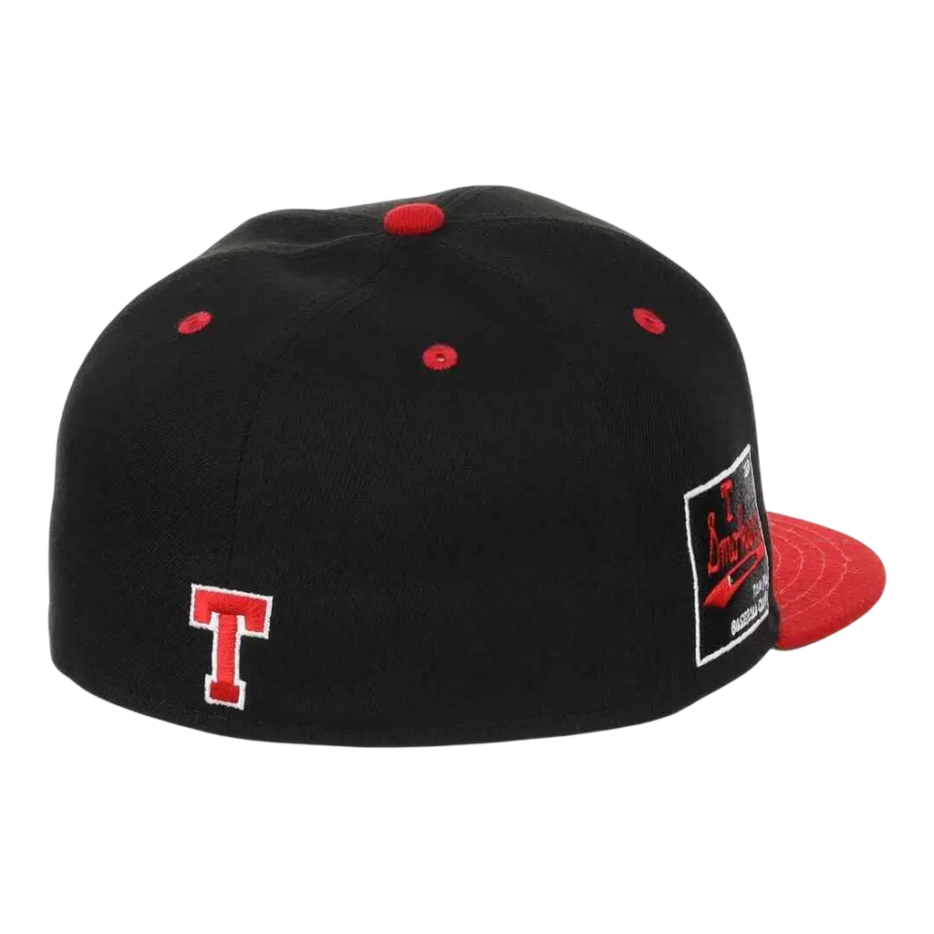 Tampa Smokers Fitted Twill Baseball Cap Black
