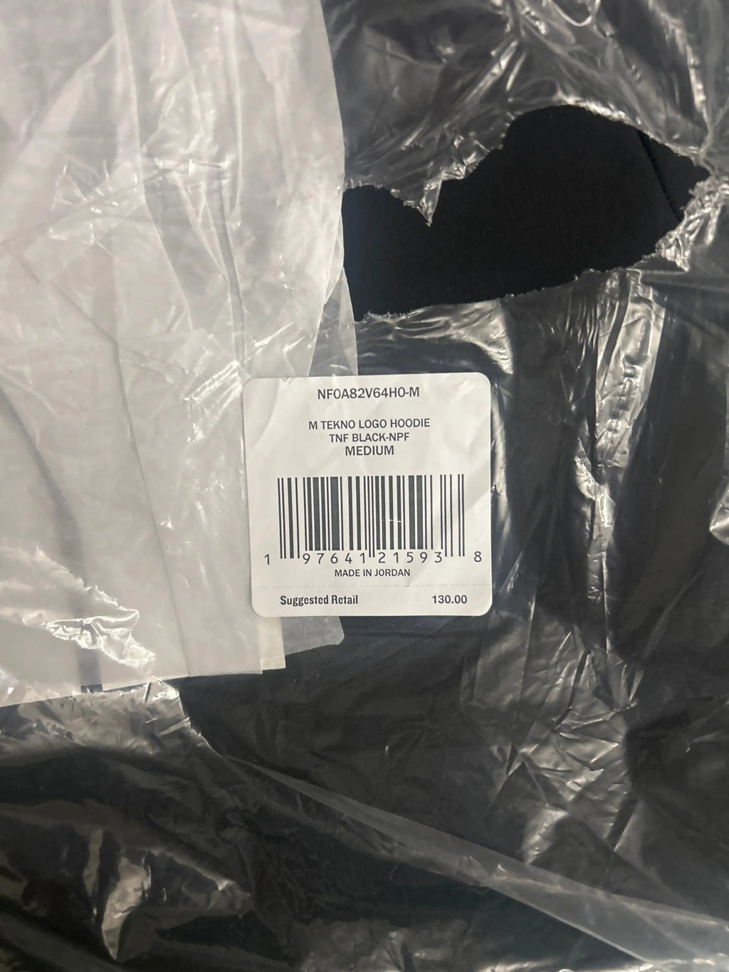 The North Face Tekno Logo Pullover Hoodie Black Medium