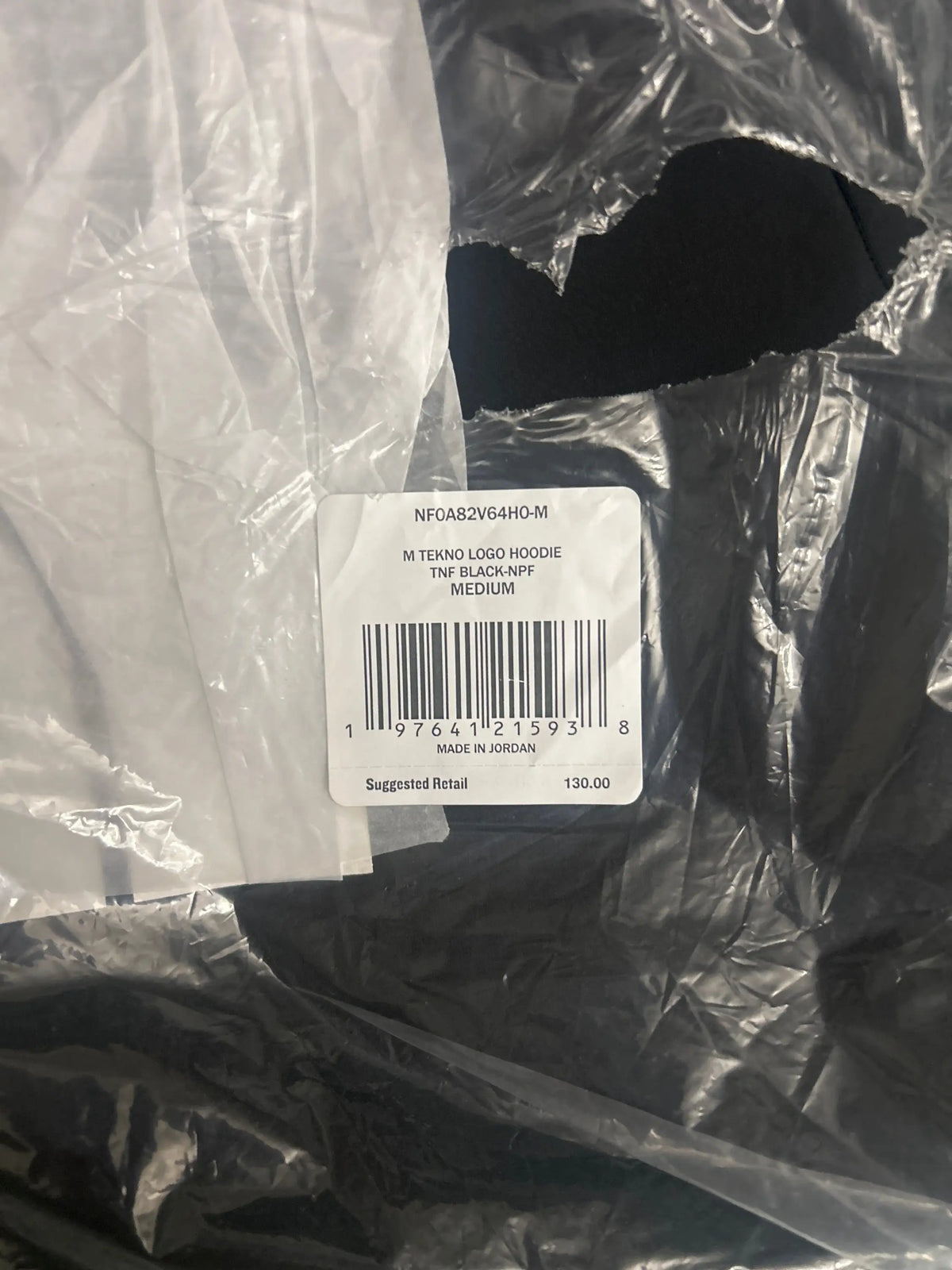 The North Face Tekno Logo Pullover Hoodie Black Medium