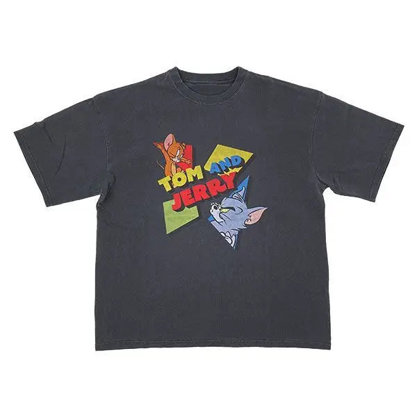 Tom and Jerry Vintage T-Shirt Black - L