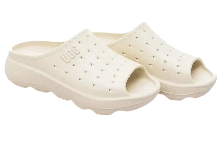 UGG Slide It Perforated Sandal Sea Salt - 8