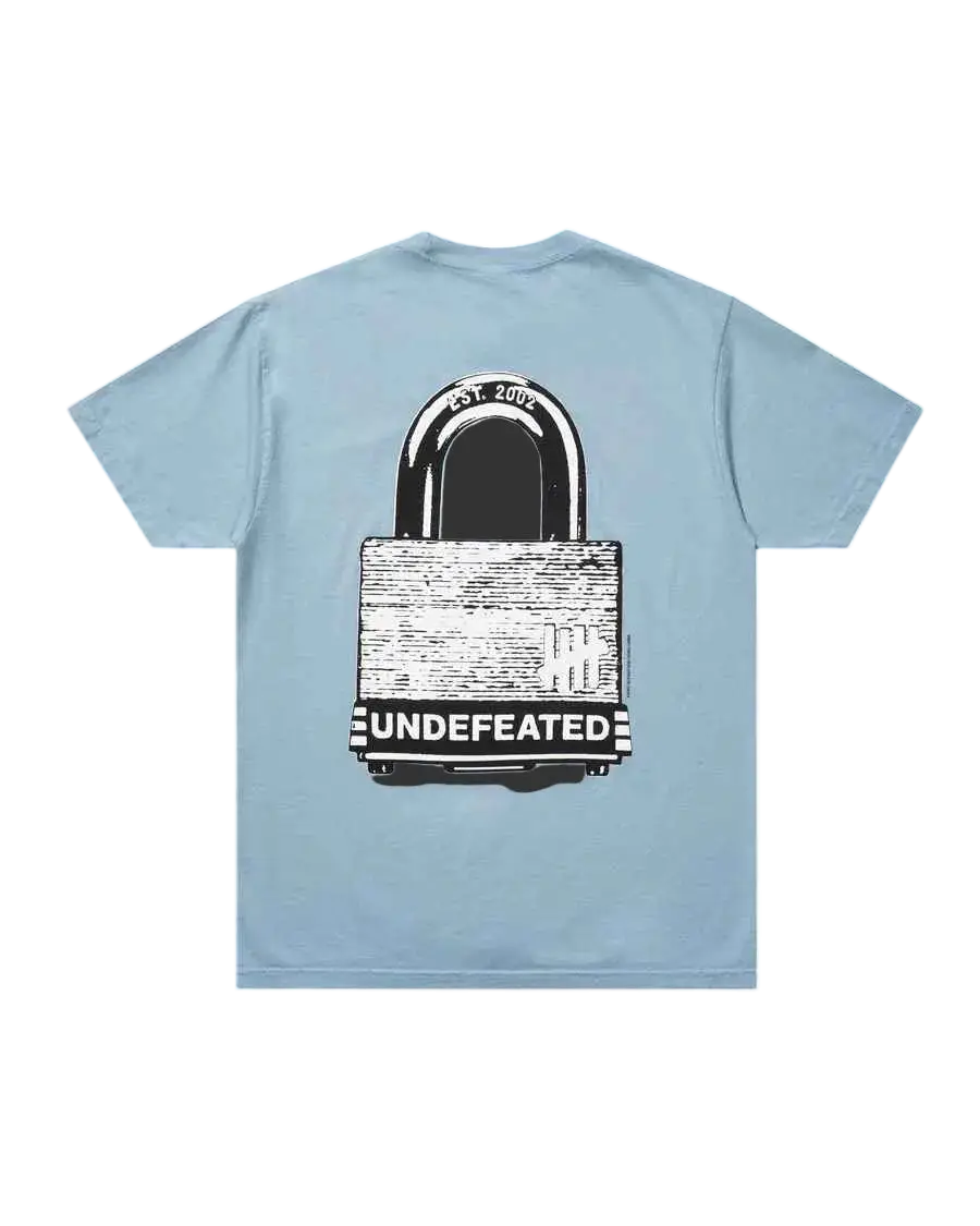 Undftd Lock & Key Tee Blue - M - Apparel & Accessories