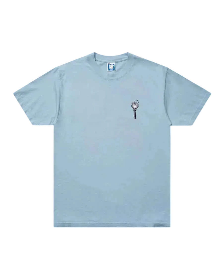 Undftd Lock & Key Tee Blue - M - Apparel & Accessories