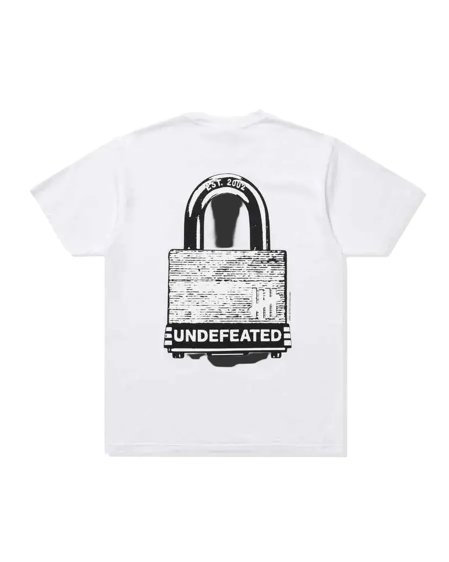 Undftd Lock & Key Tee White - M - Apparel & Accessories