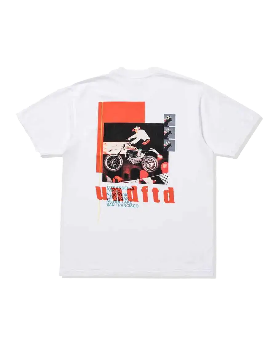 Undftd Moto Tee White - M - Apparel & Accessories