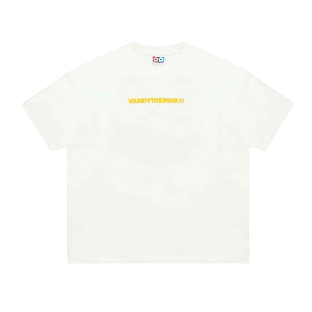 Vandy the Pink Bike Girl T-Shirt White - S