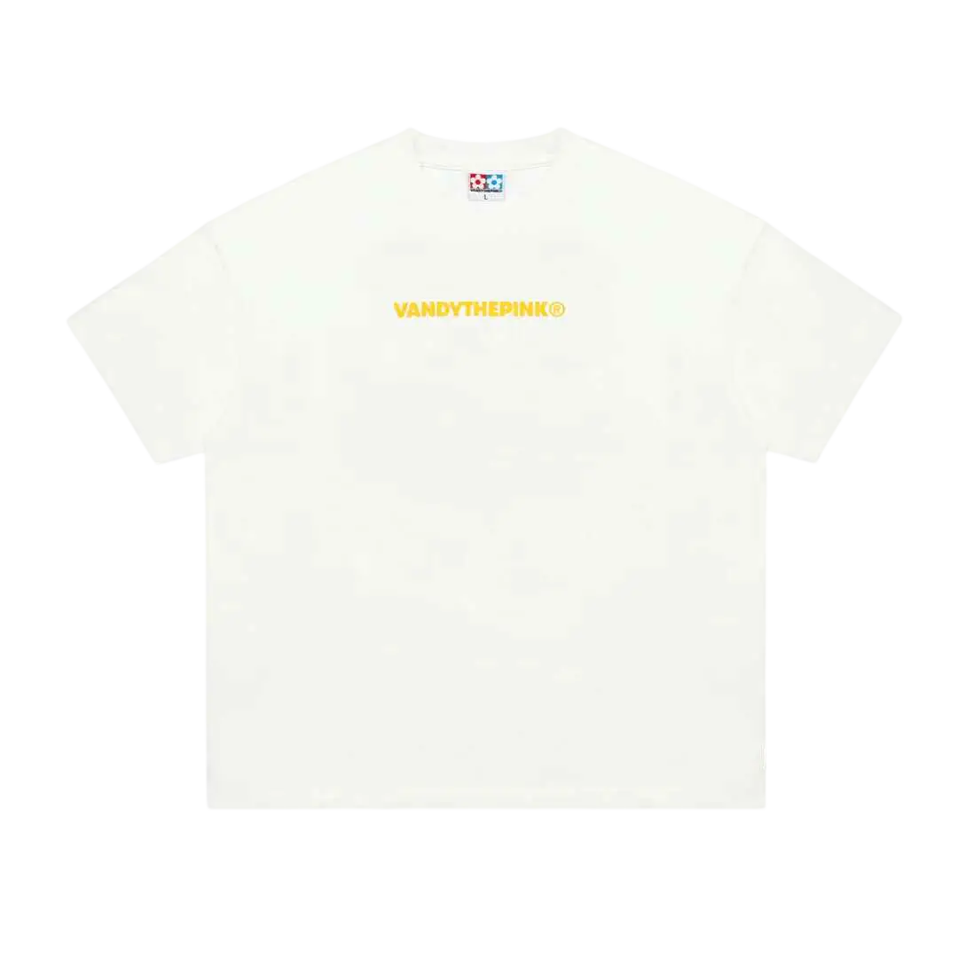 Vandy the Pink Bike Girl T-Shirt White - S